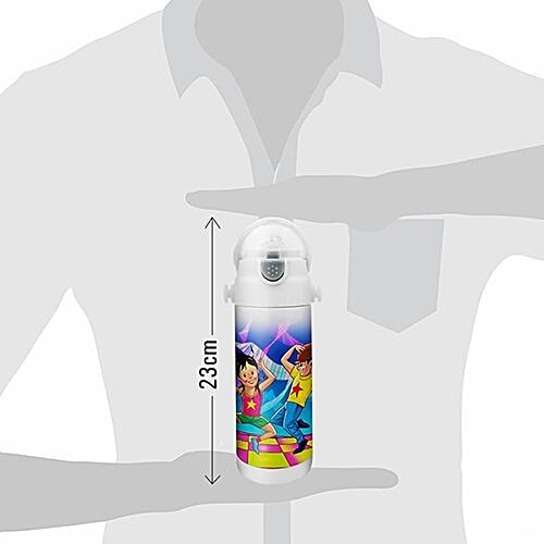 Hot Muggs Insulated Stainless Steel Easy Sip Bottle - Want To Be A Dancer, Double Wall, 350 ml  