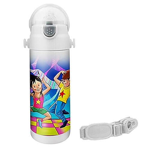 Hot Muggs Insulated Stainless Steel Easy Sip Bottle - Want To Be A Dancer, Double Wall, 350 ml  