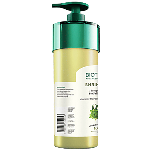 BIOTIQUE Anti Hair Fall Hair Oil - Bhringraj, Intensive Hair Growth Therapy, 800 ml  Ayurvedic Recipe
