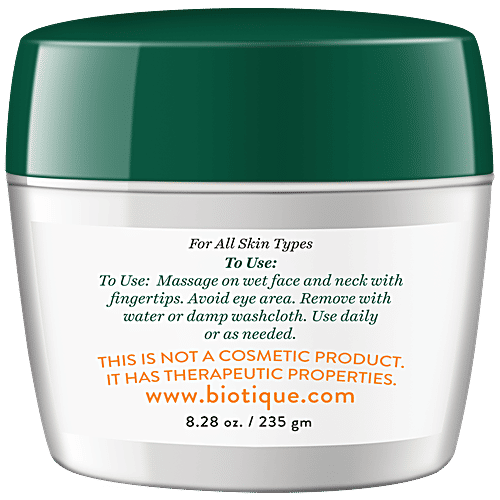 BIOTIQUE Brightening & Revitalizing Face Scrub - Papaya, Tan Removal, All Skin Type, 235 g 100% Botanical Extracts