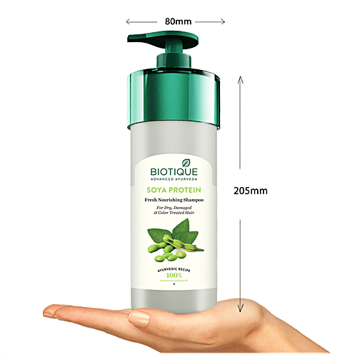 BIOTIQUE Intense Repair Shampoo & Conditioner - Soya Protein, For Dry & Damaged Hair, 800 ml  