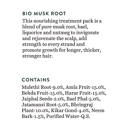 BIOTIQUE Bio Musk Root Fresh Growth Nourishing Treatment Pack, 900 g  