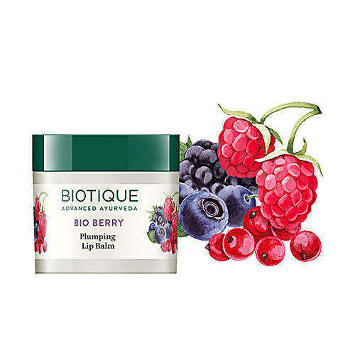 BIOTIQUE Bio Berry Plumping Lip Balm, 12 g  