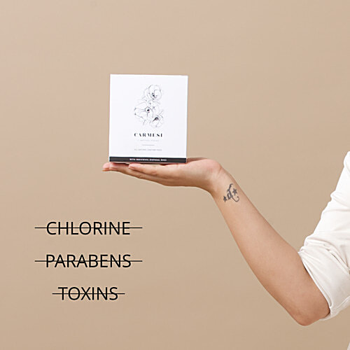 Carmesi All Natural Sanitary Pads - Regular, 10 pcs  