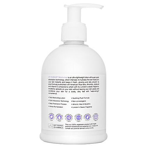 ST. Dvence Ultra light Hydrating Lotion Moisturiser - Normal Skin, Almond Oil & Aloe Vera, 300 ml Hypoallergenic