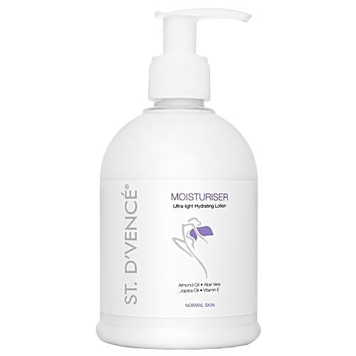 ST. Dvence Ultra light Hydrating Lotion Moisturiser - Normal Skin, Almond Oil & Aloe Vera, 300 ml Hypoallergenic