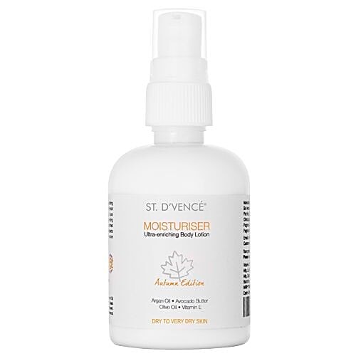 ST. D'VENCE Argan Oil & Avocado Butter Body Lotion For Very Dry Skin - Autumn Edition, 100 ml