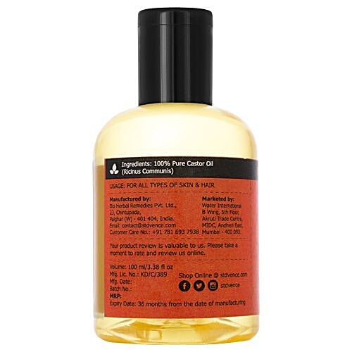 ST. D'VENCE Castor Oil, 100 ml  