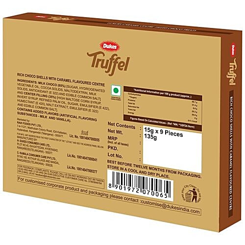 Dukes Truffel - Luxury Caramel, 135 g  