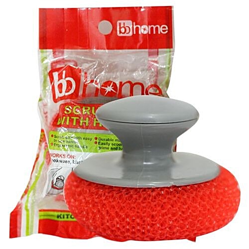 Buy BB Home Scrub Pad With Handle Online at Best Price of Rs 39 bigbasket