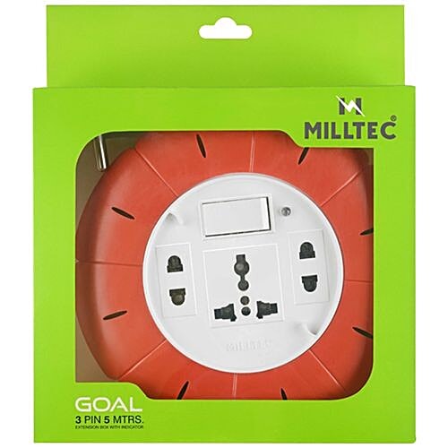Buy Milltec 3 Pin Goal Extension Box With 5 Meter Wire 1085 Online at
