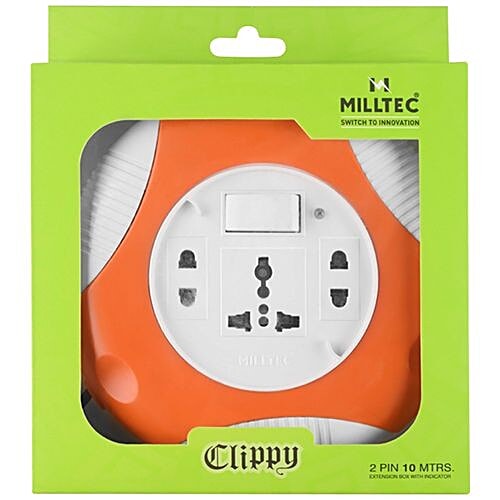 Buy Milltec Clippy 2 Pin Extension Box With 10 Meter Wire 1088 Online