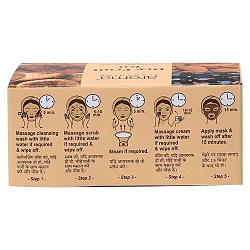 Buy Aroma Treasures Dry Fruit Facial Kit Single Time Use, Free From