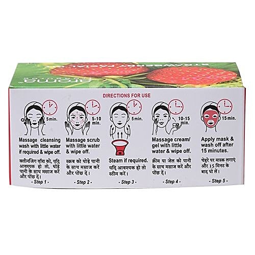 Aroma Treasures Strawberry Single Time Use Facial Kit, 25 g