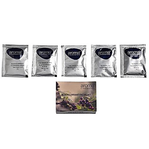 Aroma Treasures Blackcurrant Single Time Use Facial Kit, 25 g  