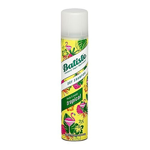 Batiste Dry Shampoo - Instant Hair Refresh, Coconut & Exotic Tropical, 200 ml  