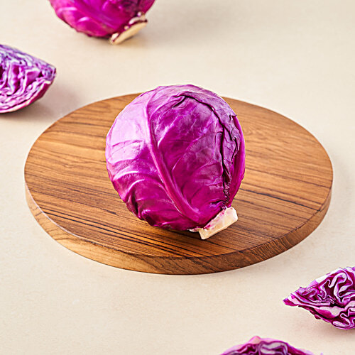 fresho! Red Cabbage - Small, 1 pc Approx. 300-600 g 