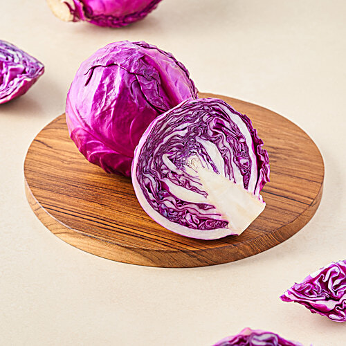 fresho! Red Cabbage - Small, 1 pc Approx. 300-600 g 