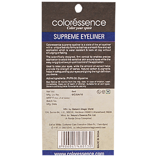 Coloressence Pearl Liquid Eyeliner, 6 ml Duke Blue 