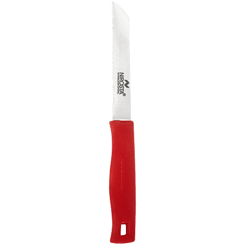 Fackelmann Nirosta Stainless Steel 25 cm Knife - Perfect For Cutting Fruits & Vegetables, 1 pc  Anti-Rust, Durable