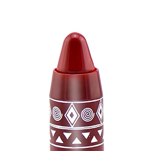 GlamGals 24/7 Lip Colour Long Lasting Moisturising Kissproof Lipstick Pencil, 3.7 g Maroon, KL01 