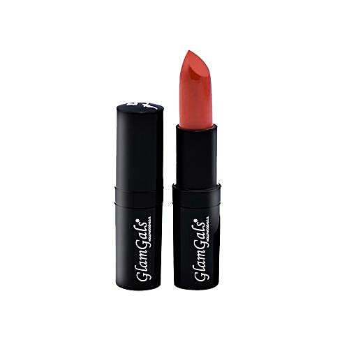 GlamGals Matte Finish Kissproof Lipstick, 3.8 g Sunset Orange 