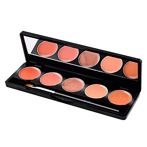 GlamGals 5 Colour Lipstick Palette, 9 g Brown, Orange, Red 