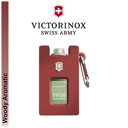 Swiss Army Unlimited Rubber Eau De Toilette - Refillable, 75 ml  Ideal for Sports & Day Wear, Refillable