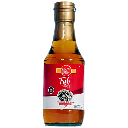 Golden Prize Fish Sauce, 200 ml Glass Bottle No Cholesterol, No Trans Fat