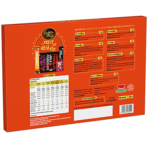 Amul Rejoice Gift Pack - Assorted Chocolates, 175 g  