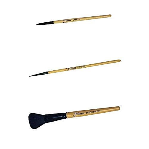 Filone Basic Makeup Brush Combo -FMB91011, 3 pcs