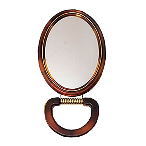Filone Oval Portable Mirror - Brown, OM1, 1 pc  
