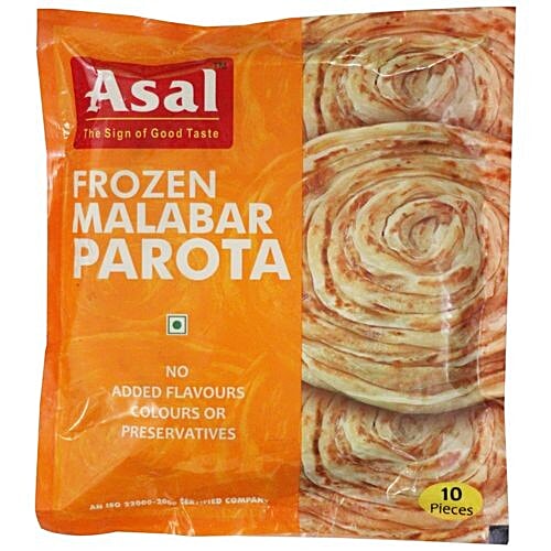 Asal Malabar Parota - Frozen, 700 g  No Added Flavours, Colours or Preservatives