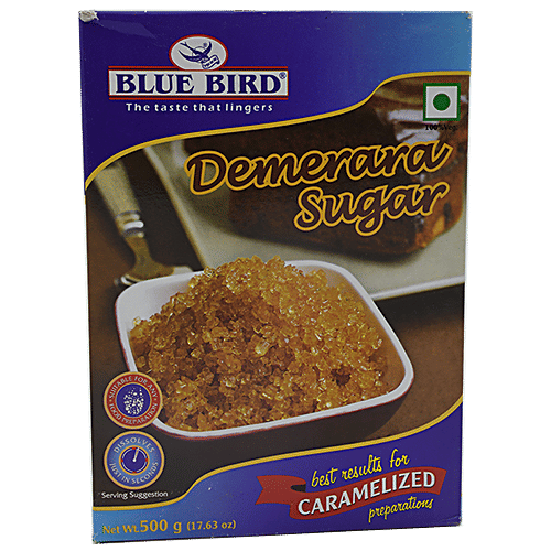 Blue Bird Demerara Sugar, 500 g Carton Caramelized Preparations