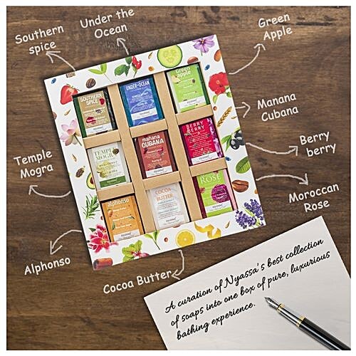 Nyassa Soap Gift Set, 225 g (Set of 9)