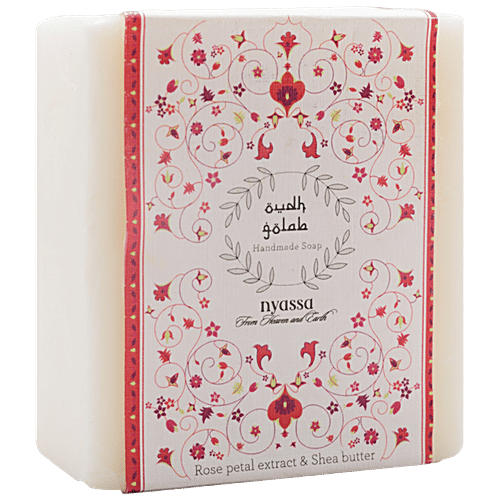 Nyassa Oudh Golab Middle Eastern Handmade Soap, 150 g