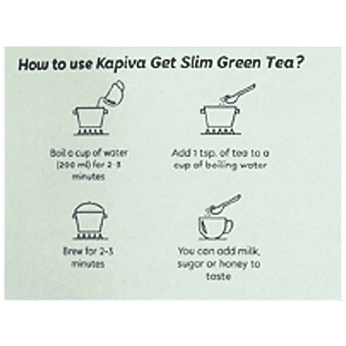 Kapiva Get Slim Ayurvedic Green Tea With Garcinia - Helps In Detox, 100 g  