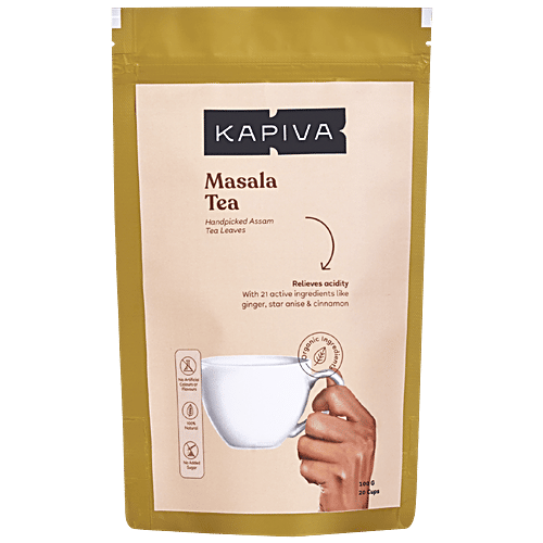 Kapiva Ayurveda Ayurvedic Tea Masala - 21 Active Ingredients, 100 g  
