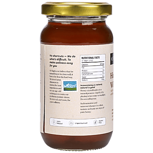 Kapiva Ayurveda Wild Honey - Pure, Natural & Healthy, 250 g  