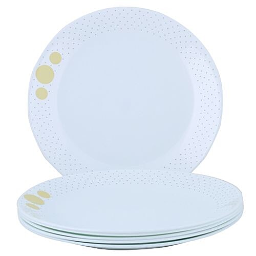 Corelle Spiral VS Dinner Plate Set, 26 cm Pack of 6 Microwave Safe