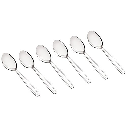 Neelam Stainless Steel Classic Coffee Spoon, 6 pcs  