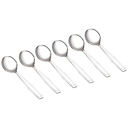 Neelam Stainless Steel ClaStainless Steelic Tea Spoon, 6 pcs  