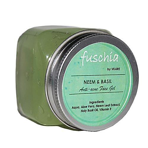 Buy Fuschia Neem & Basil Anti Acne Face Gel Online at Best Price of Rs