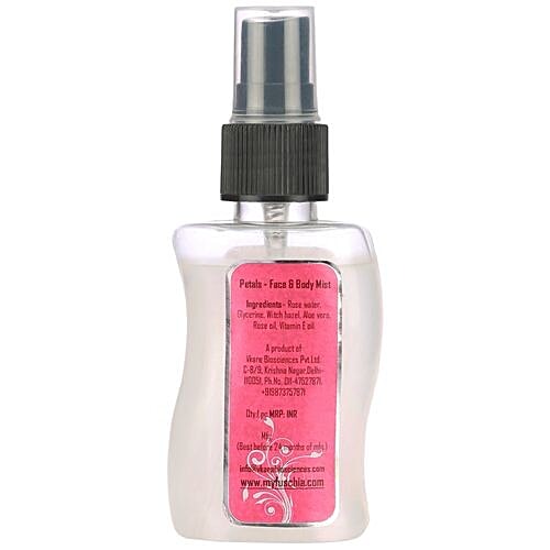 Fuschia Petals Rose Face & Body Mist, 50 ml  
