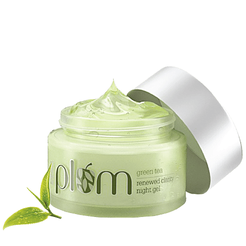 Plum Green Tea Renewed Clarity Night Gel, 50 ml