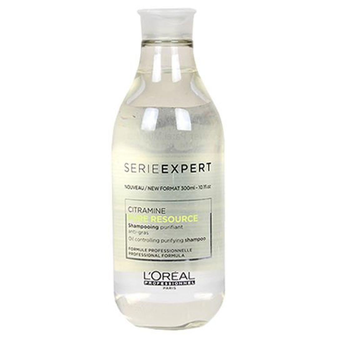 LOreal Professionnel Serie Expert Pure Resource Oil Controlling Purifying Shampoo, Professional Formula, 300 ml 