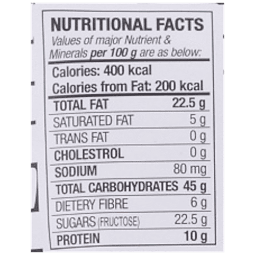 Purple Hippie Fruit & Nut Bar, 6 pcs  Zero Trans Fat, Zero Cholesterol