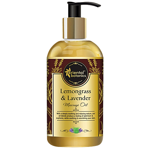 Buy Oriental Botanics Body Massage Oil Lemongrass & Lavender Online at Best Price of Rs 454.3