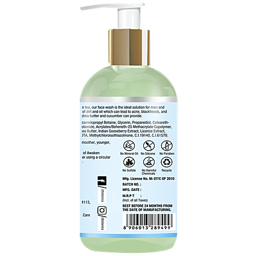 StBotanica Awaken Hydrating Face Wash, No Parabens & Mineral Oil, 200 ml No Parabens & Mineral Oil