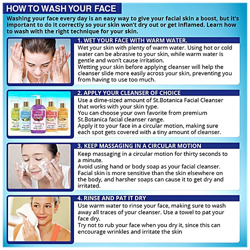 StBotanica Awaken Hydrating Face Wash, No Parabens & Mineral Oil, 200 ml No Parabens & Mineral Oil